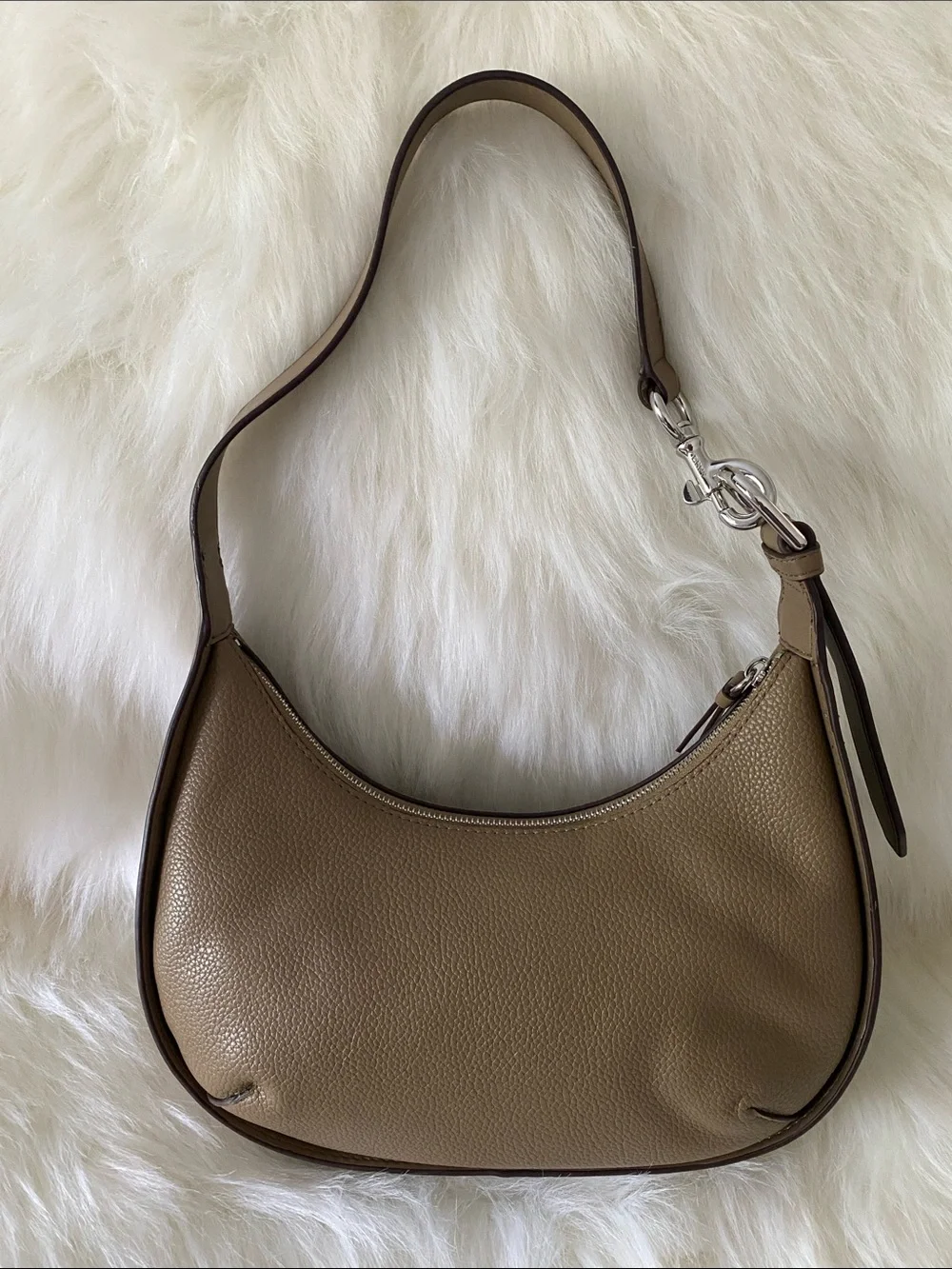 DKNY Thyme Medium Hobo Bag in Taupe